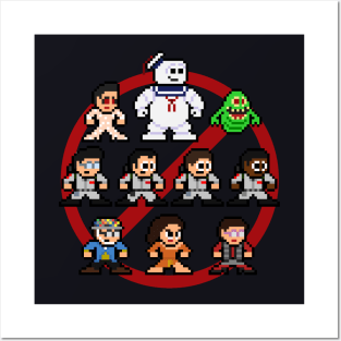 Ghostbusters 8bit Pixel Art Posters and Art